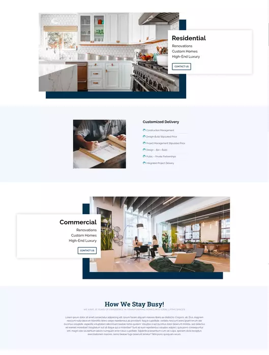 Image of Riverview Builds website